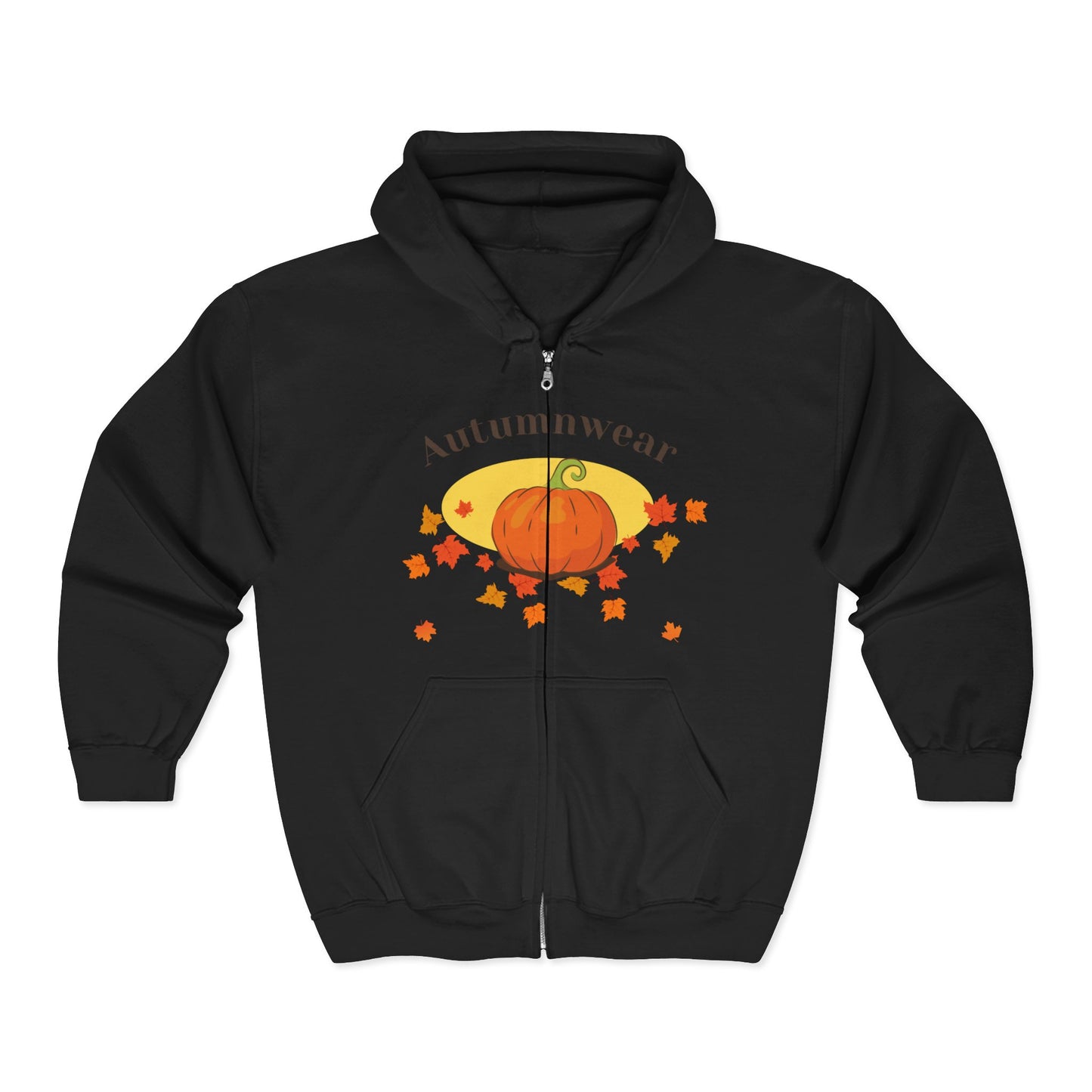 Autumnwear Classic Pumpkin Zip Hoodie