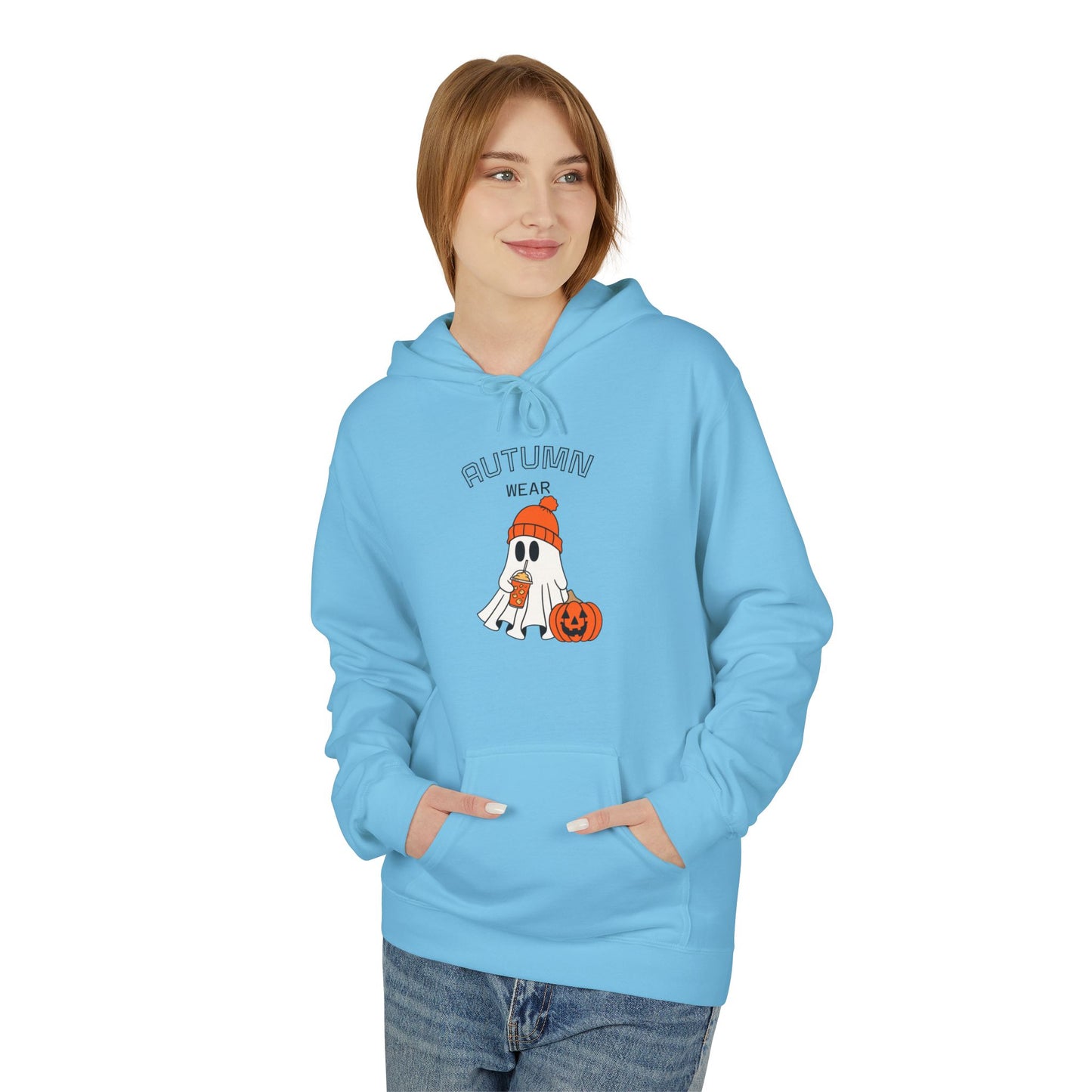 Cozy Autumnwear Ghost Hoodie