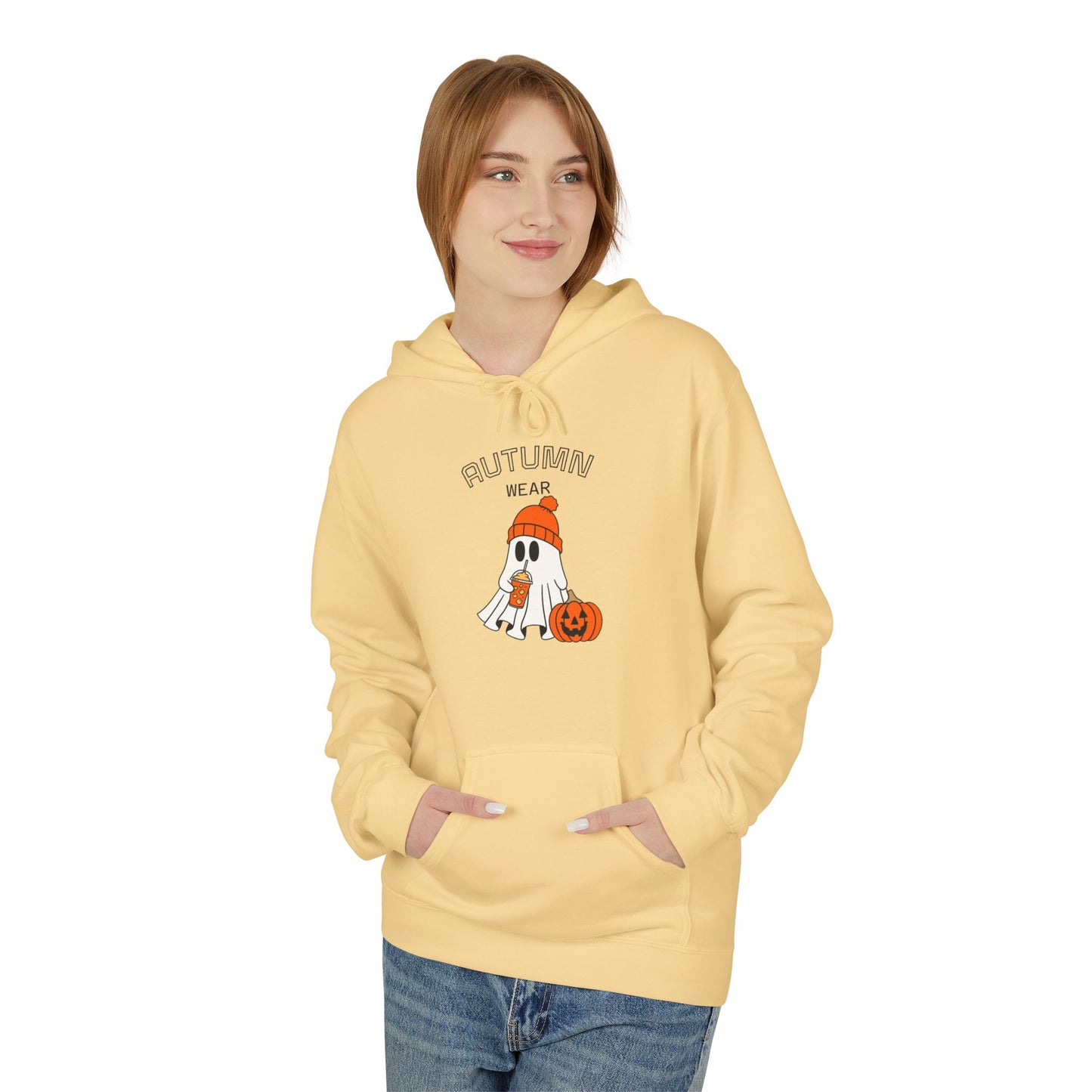 Cozy Autumnwear Ghost Hoodie