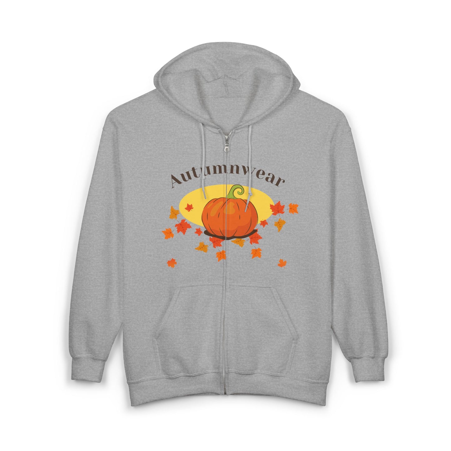 Autumnwear Classic Pumpkin Zip Hoodie