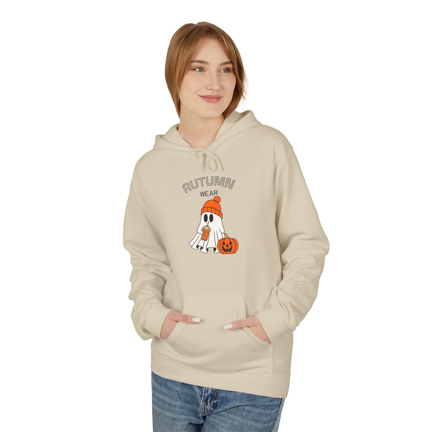 Cozy Autumnwear Ghost Hoodie
