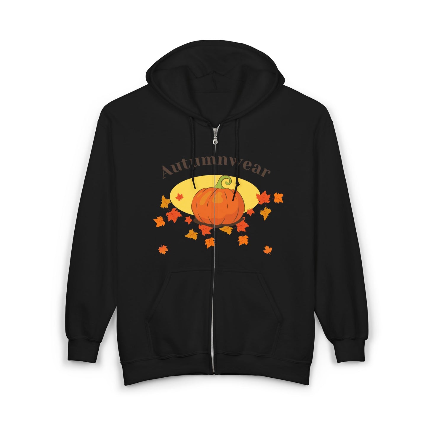 Autumnwear Classic Pumpkin Zip Hoodie