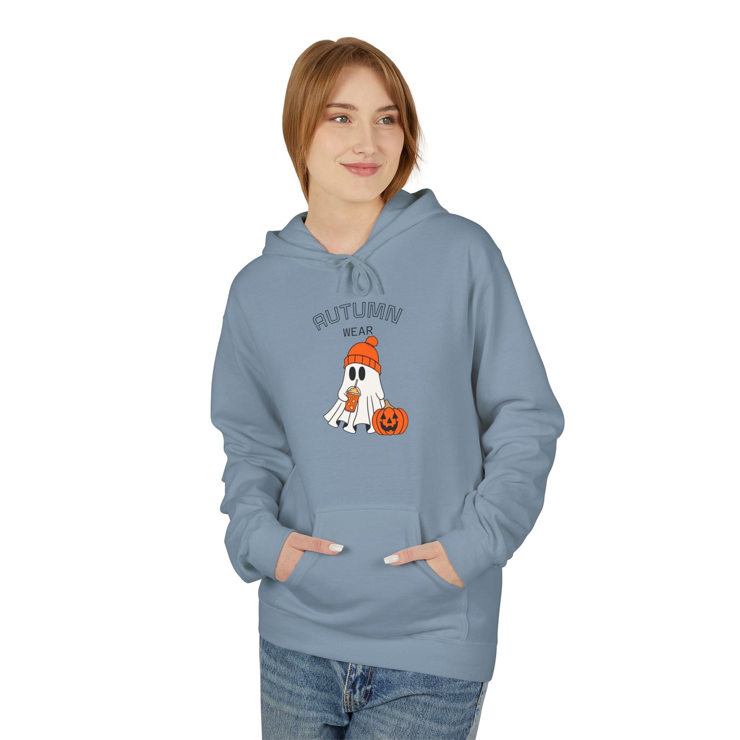 Cozy Autumnwear Ghost Hoodie