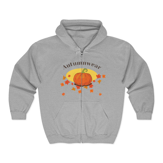 Autumnwear Classic Pumpkin Zip Hoodie